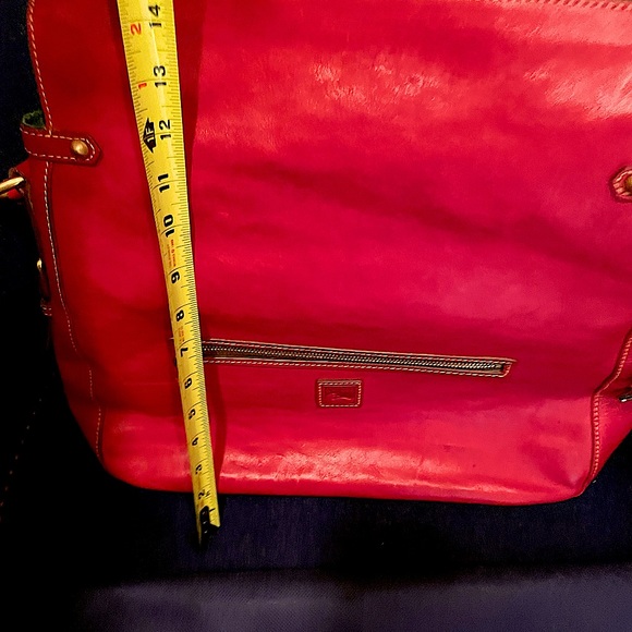 EXQUISITE DOONEY SATCHEL NWOT ALL LEATHER SUEDE TRIM JUST BEAUTIFUL - Picture 9 of 15